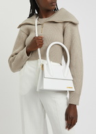 Jacquemus Le Grand Chiquito Leather Handle Bag, top Handle Bag, White - One Size