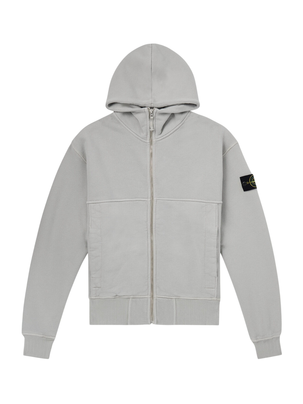 Stone Island - Logo-Appliquèd Wool Zip-Up Hoodie - Black Stone Island