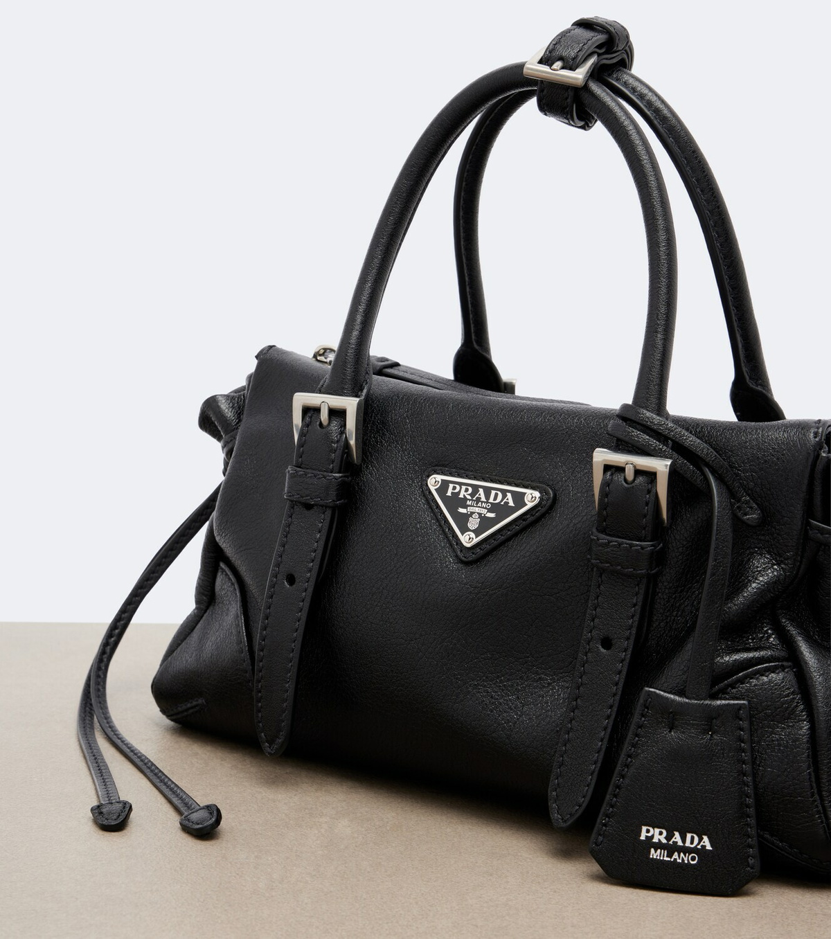 Prada Prada Karin Small leather top-handle bag
