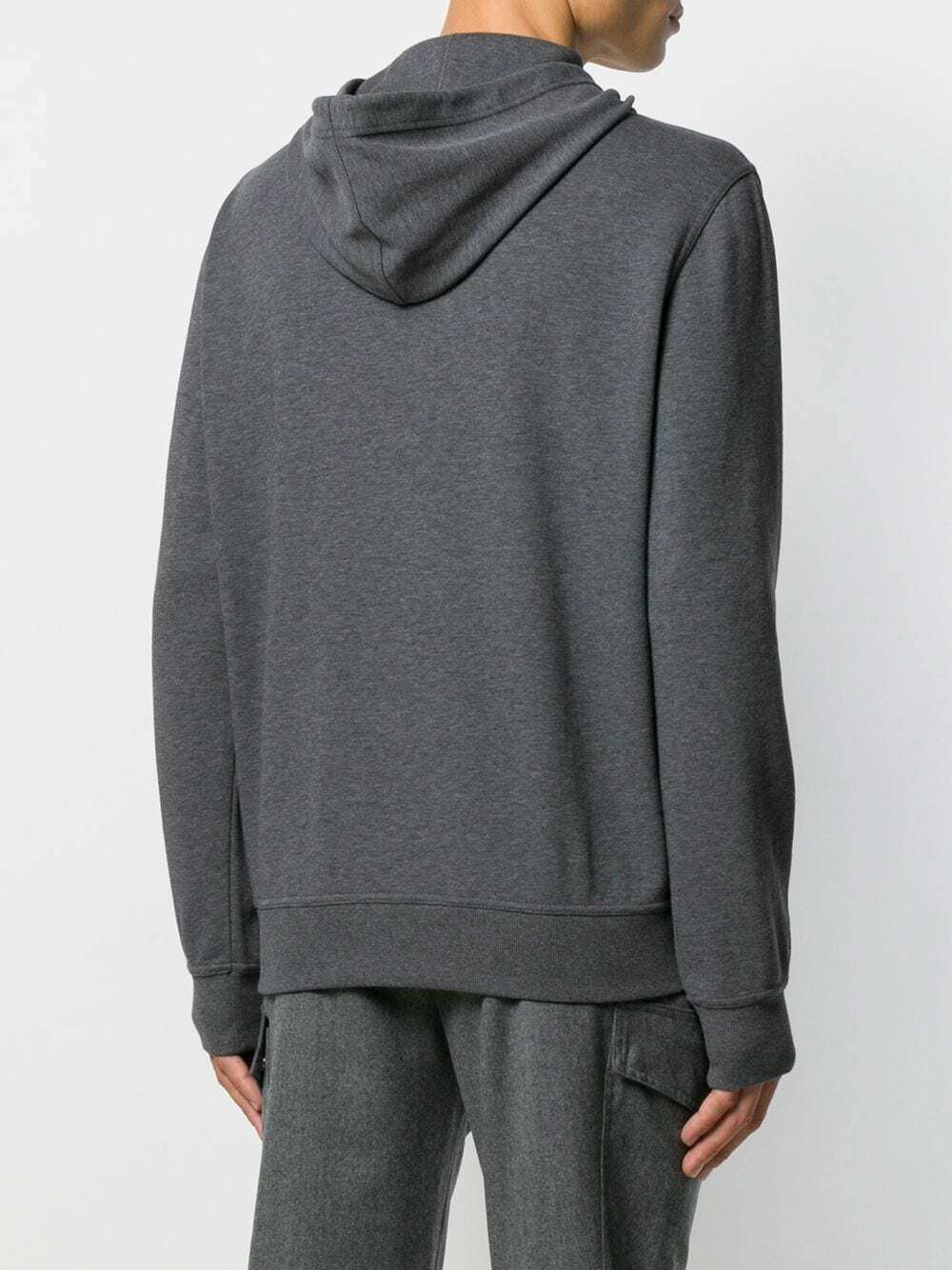 Billionaire Italian Couture Gray Cotton Hooded Sweatsuit