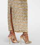 Rachel Gilbert Zeph embellished bustier dress