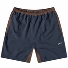 Parel Studios Men's Sport Shorts in Navy/Brown