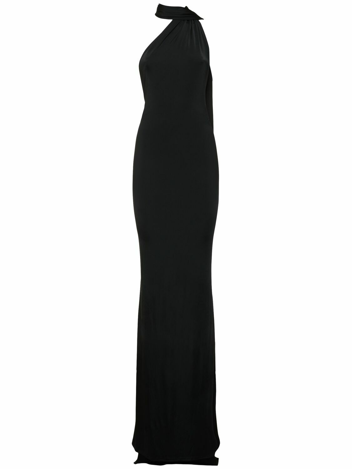 NINA RICCI ワンピース Knitted halterneck maxi dress904197 NINA RICCI Draped Halter Gown with scarf Nina Ricci