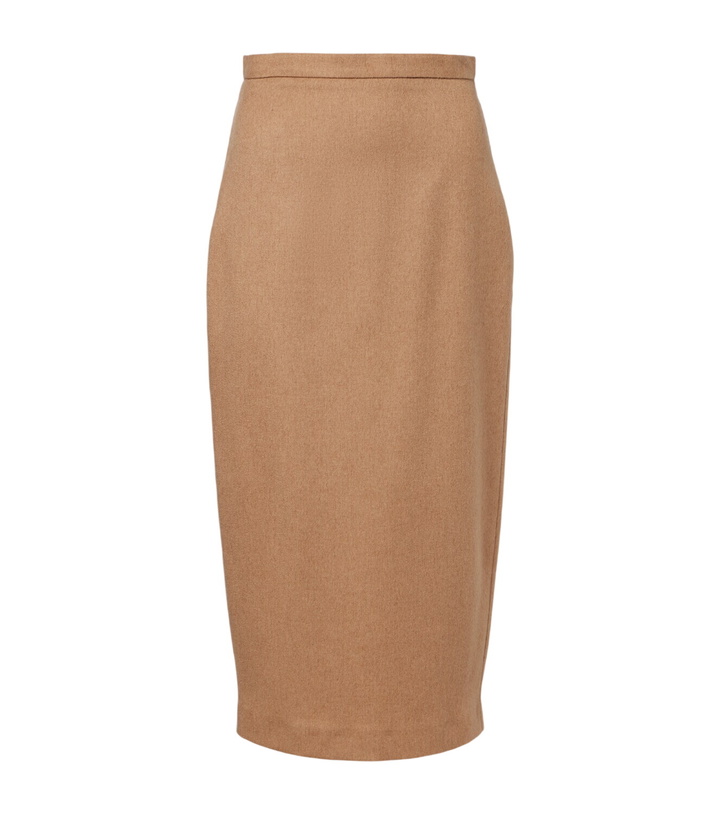 Photo: Max Mara Camel hair midi skirt