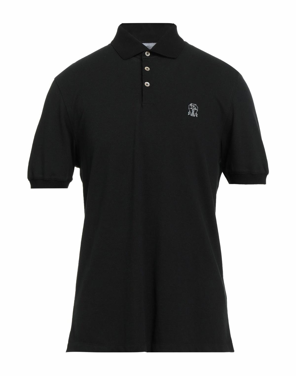 Brunello Cucinelli Mens Polo shirt in Black