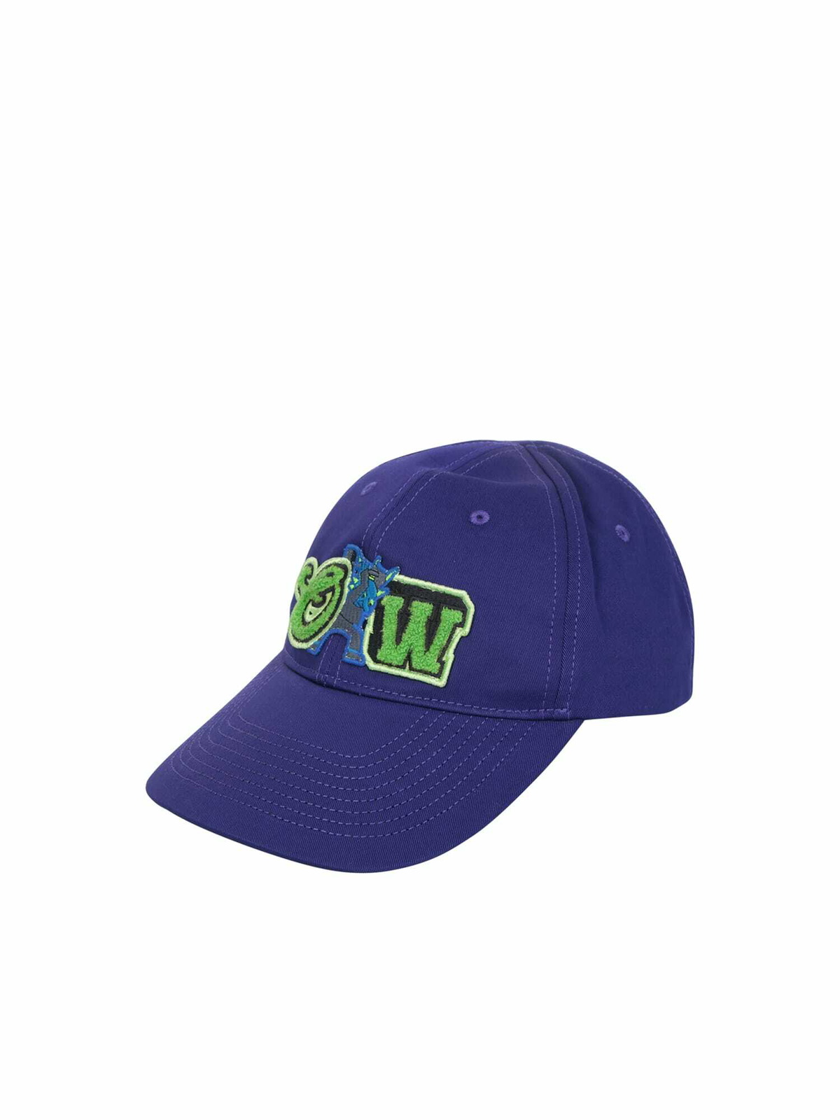 OFF-WHITE - Multi Logo Cotton Baseball Cap Off-White