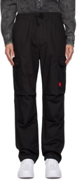 Hugo Black Pleated Cargo Pants