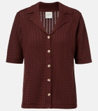 Varley Madelene pointelle cotton shirt