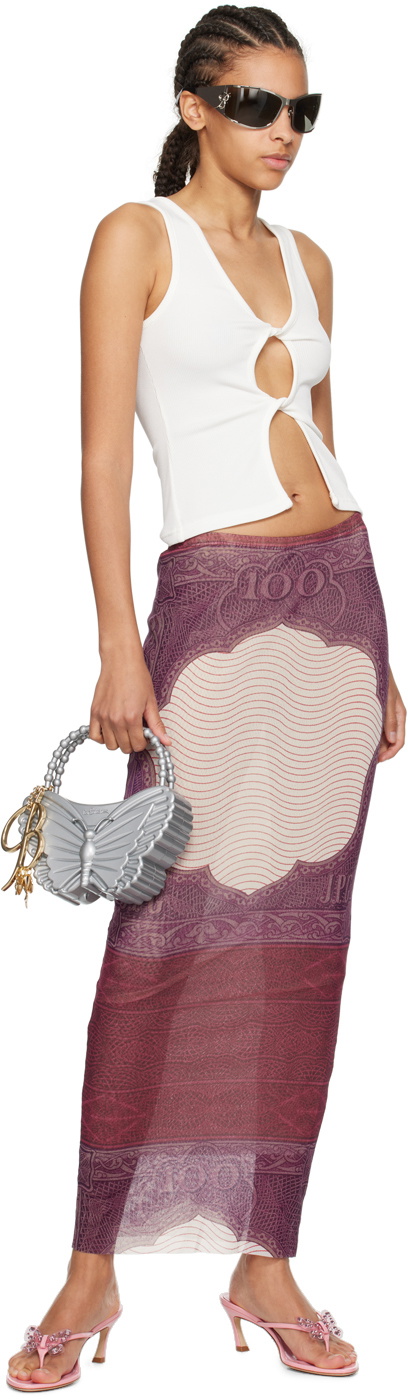 Blumarine Silver forBitches Edition Butterfly-Shaped Bag