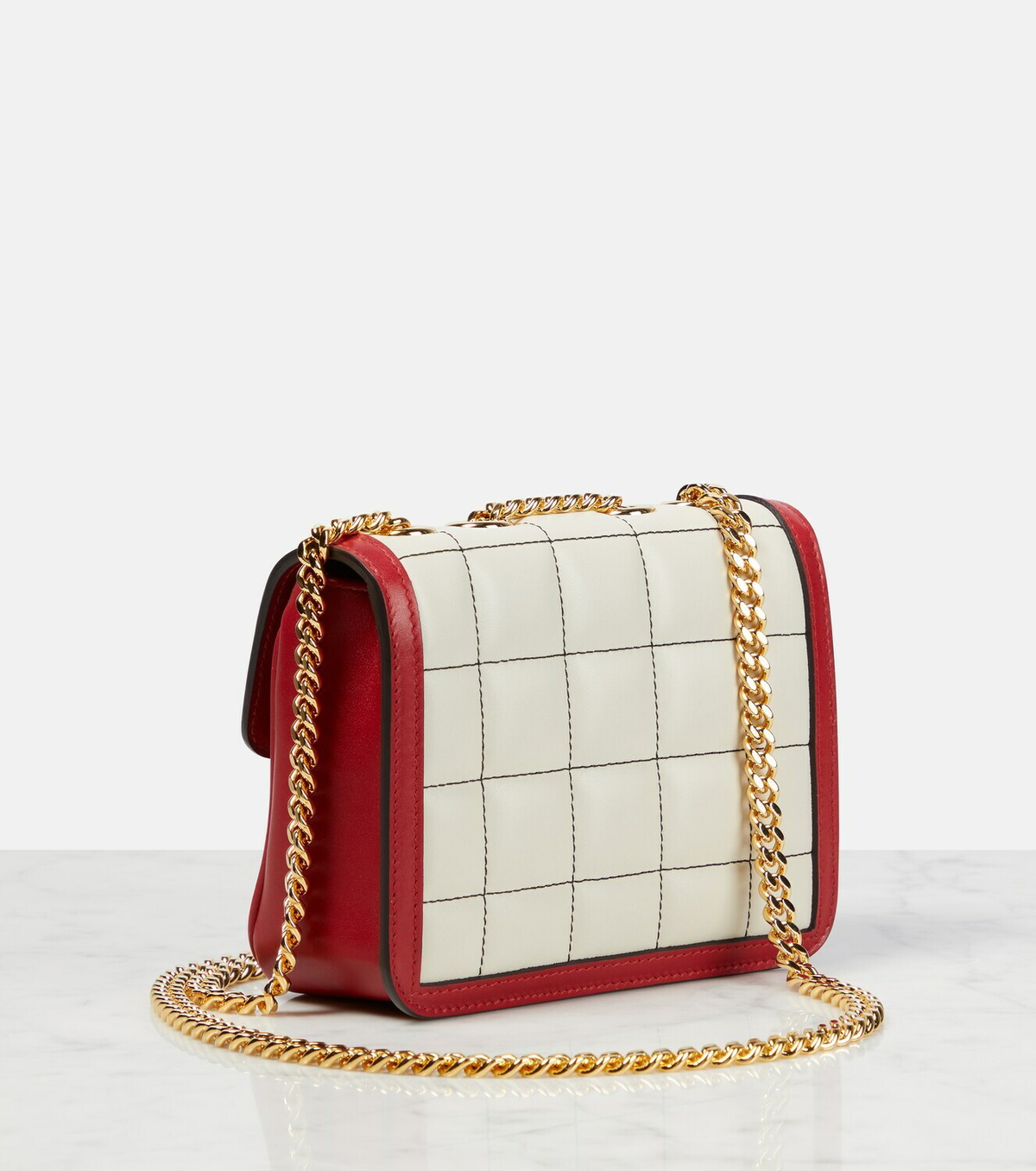 Gucci - Gucci Deco Mini leather shoulder bag Gucci