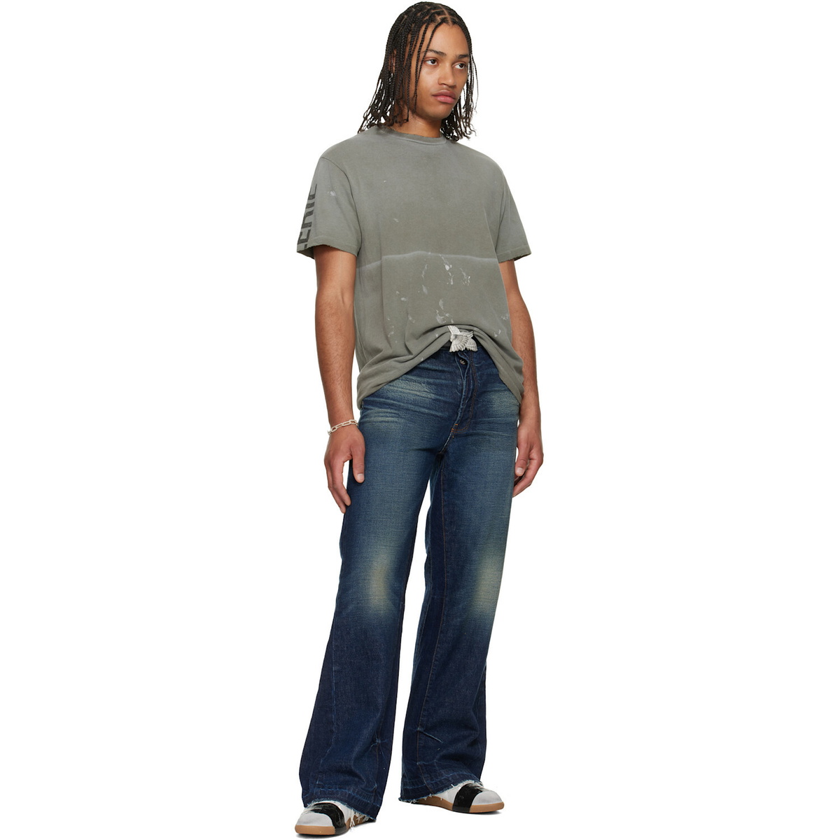 Gallery Dept. Gray Painted French Collector T-shirt