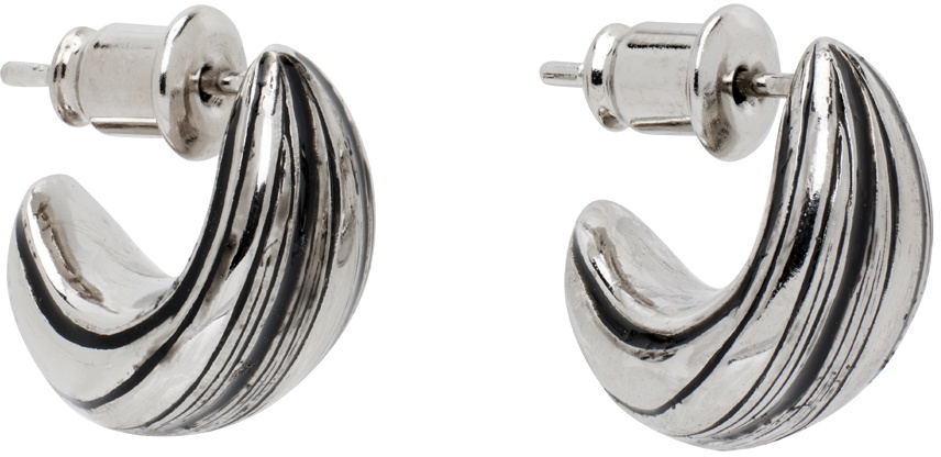 LEMAIRE Silver Girasol Earrings Lemaire