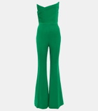 Roland Mouret Asymmetric wool crêpe jumpsuit
