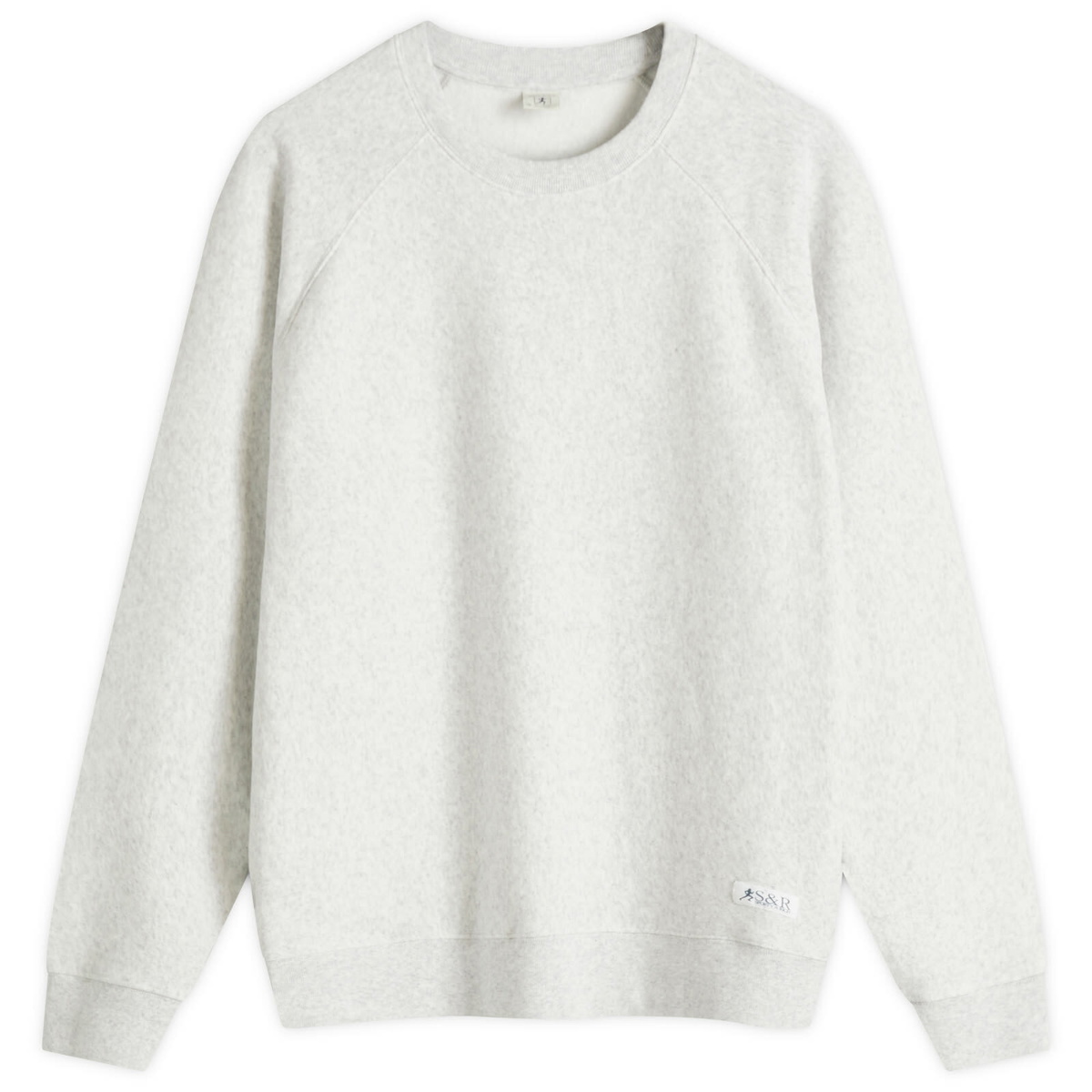 Sporty & Rich Women's Finish Line Crewneck in Heather Gray
