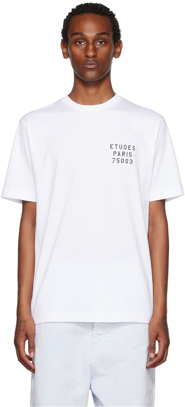 Photo: Études White Organic Cotton T-Shirt
