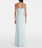 Costarellos Faranna embellished crêpe corset gown
