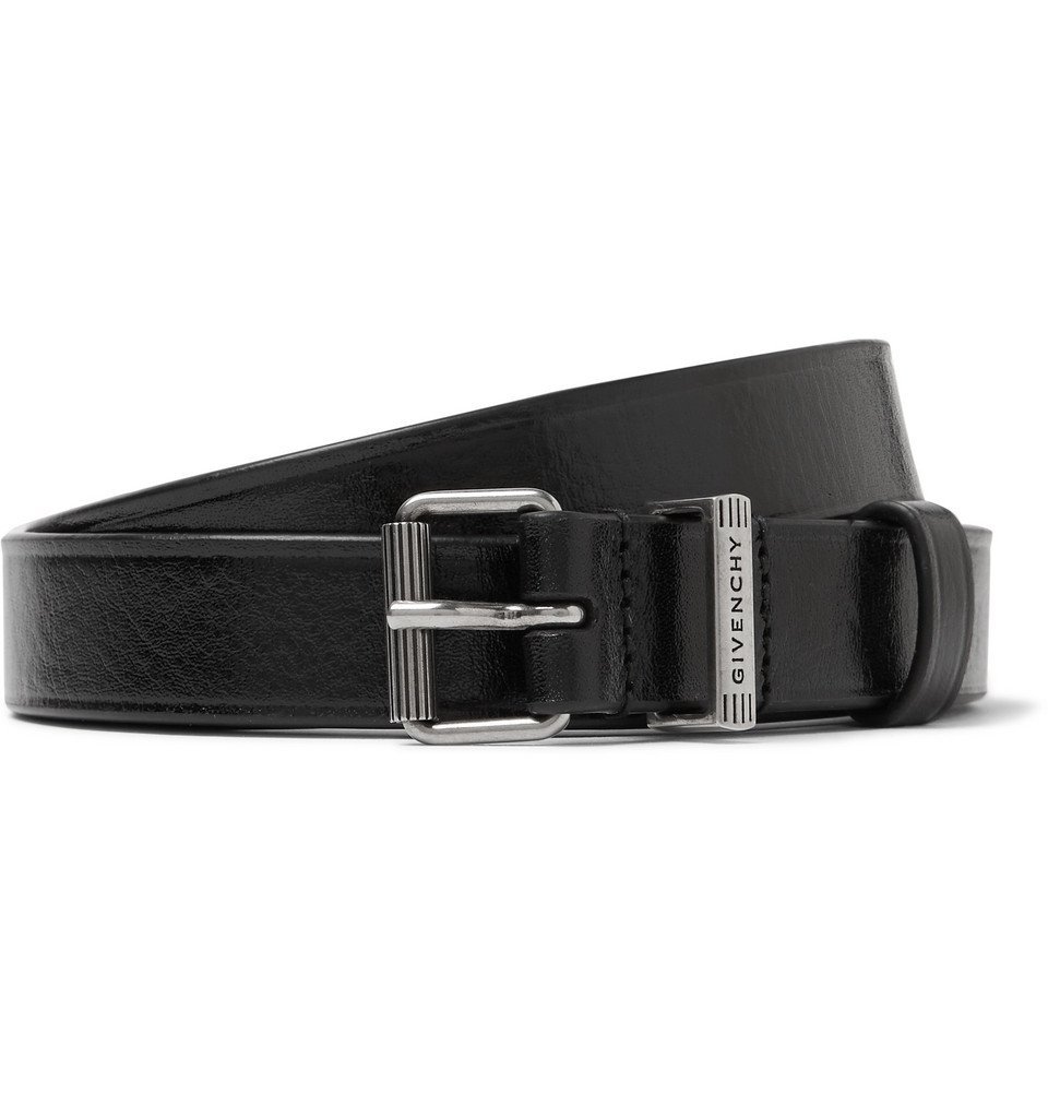 Givenchy - 3cm Black Leather Belt - Black Givenchy