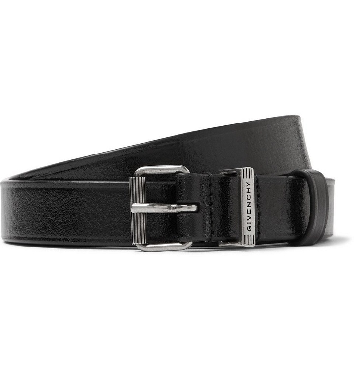 Photo: Givenchy - 3cm Black Leather Belt - Black