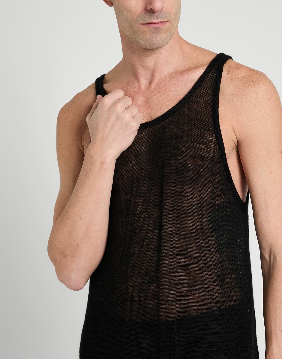 Rick Owens Mens Tank top in Black