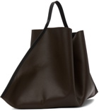 Maison Margiela Brown Leather 'Mouchoir' Bag