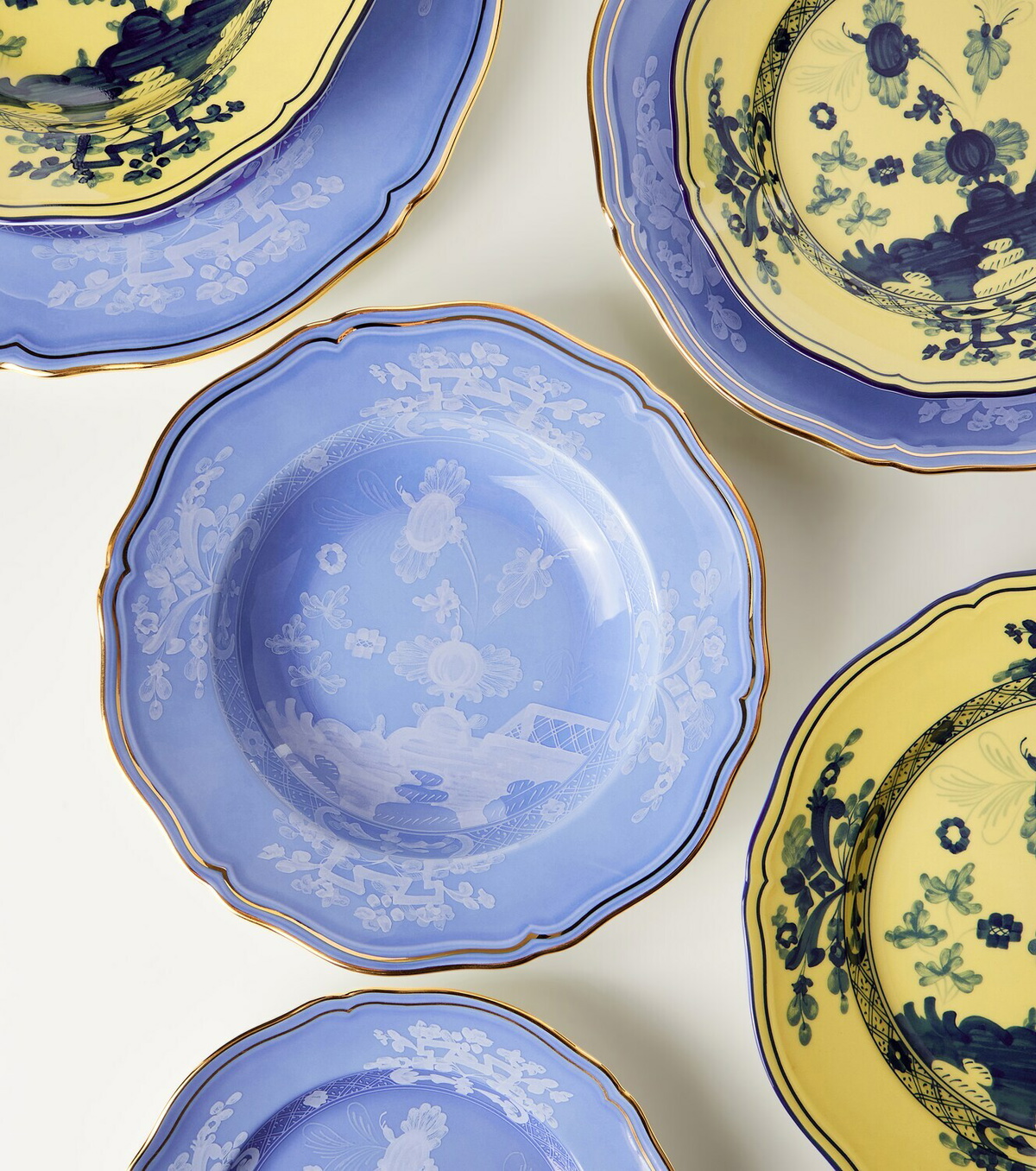 Ginori 1735 Oriente Italiano porcelain soup plate