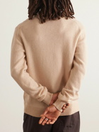 Maison Kitsuné - Logo-Appliquéd Wool Sweater - Neutrals