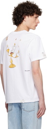 Coperni White Disney 'Burned By You Before' Boxy T-shirt