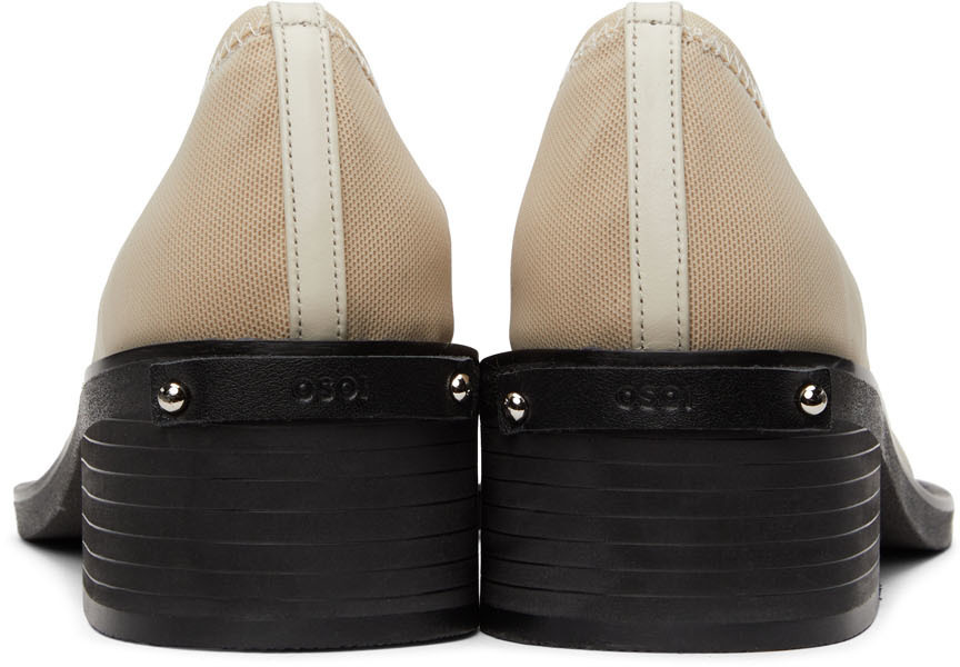 OSOI Beige Mesh Tobee Loafers