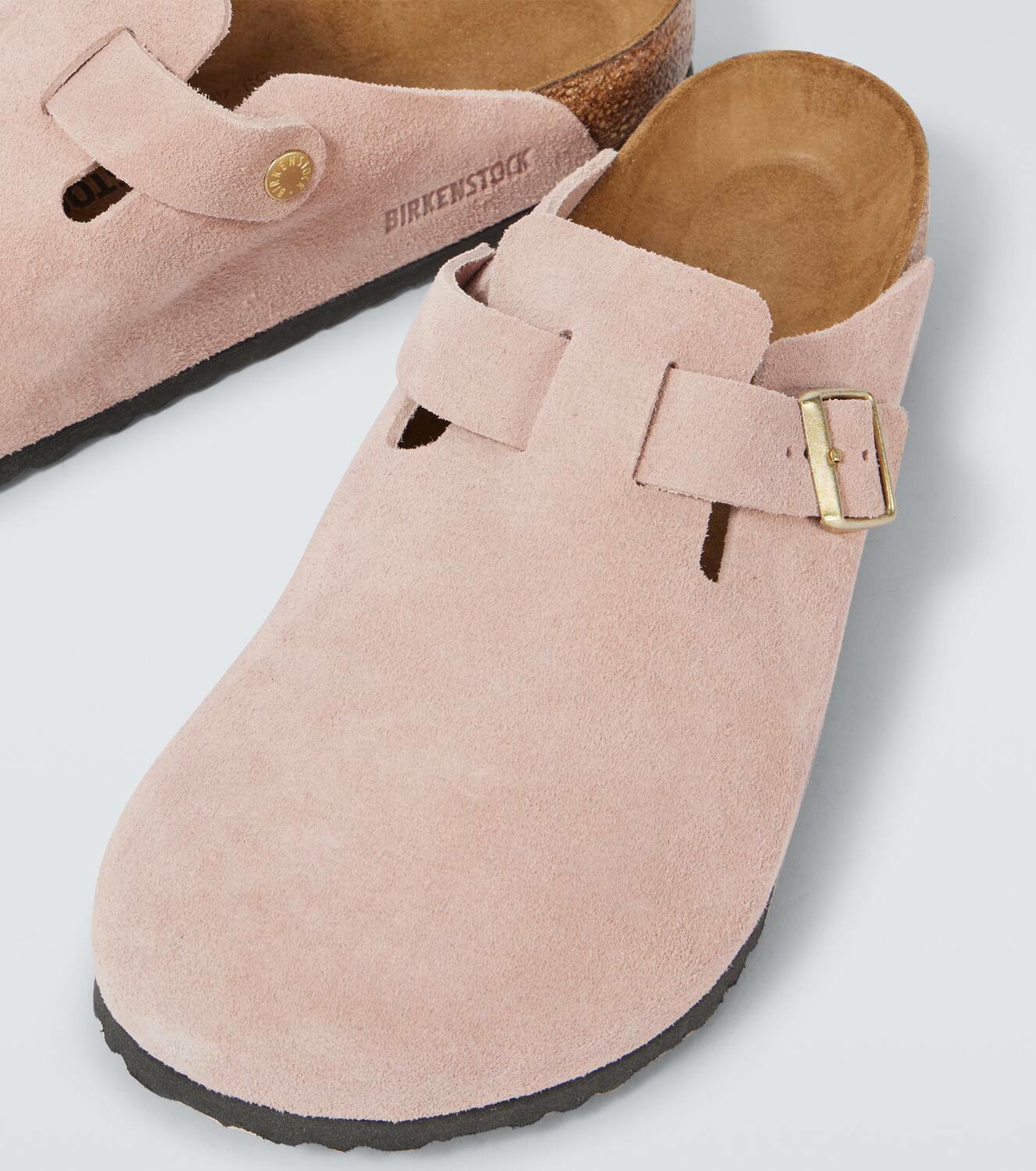 Birkenstock Boston Leve suede clogs
