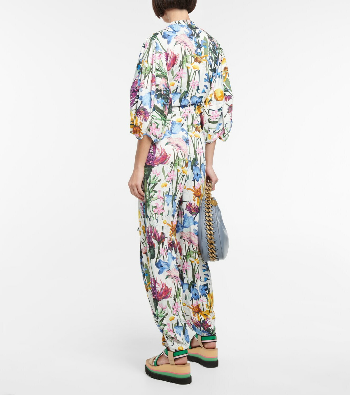 Stella McCartney - V-neck floral jumpsuit