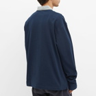 YMC Men's Triple Long Sleeve T-Shirt in Navy