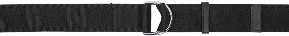 Photo: Marni Black Slider Logo Belt