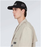 Undercover Printed mesh-trimmed baseball cap