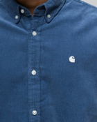 Carhartt Wip L/S Madison Fine Cord Shirt Blue - Mens - Longsleeves