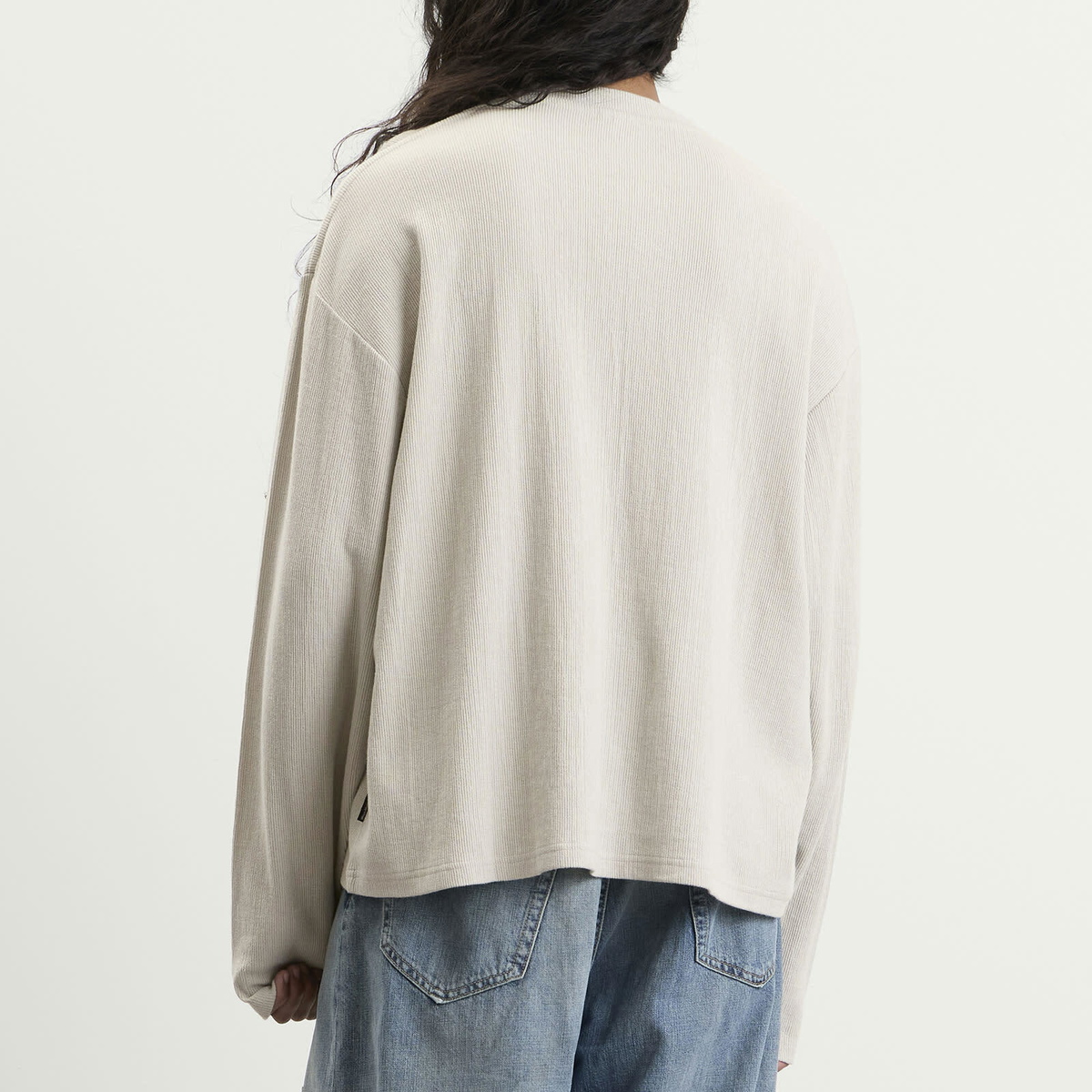 Won Hundred Men's Steven Long Sleeve Ribbed T-shirt in Dawn Blue