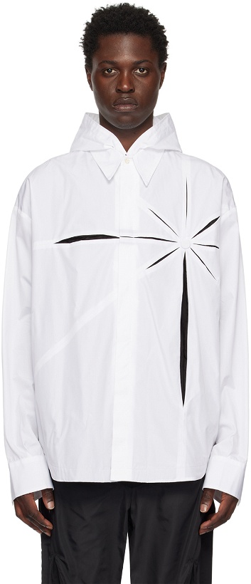 Photo: KUSIKOHC White Origami Shirt