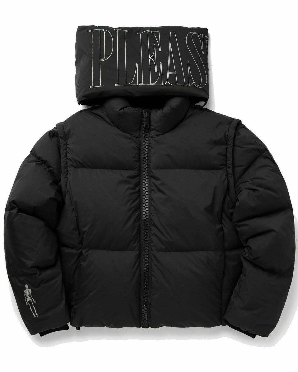 Photo: Moose Knuckles X Pleasures Cropped Puffer Black - Mens - Down & Puffer Jackets