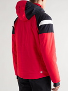 Colmar - Erwin Colour-Block Quilted Padded Hooded Ski Jacket - Red