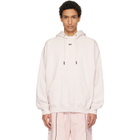Off-White Pink Paint Arrow Skate Hoodie