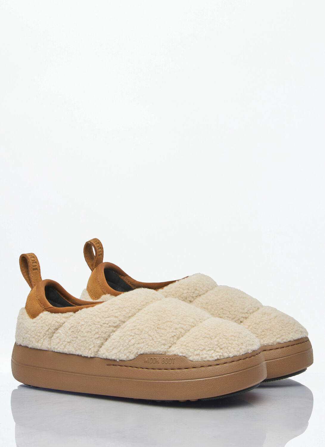 Moon Boot Park Puffer Fleece Slip-On Shoes