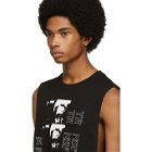 Raf Simons Black Toya Sleeveless T-Shirt