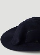 Franca Wide Brim Hat in Blue