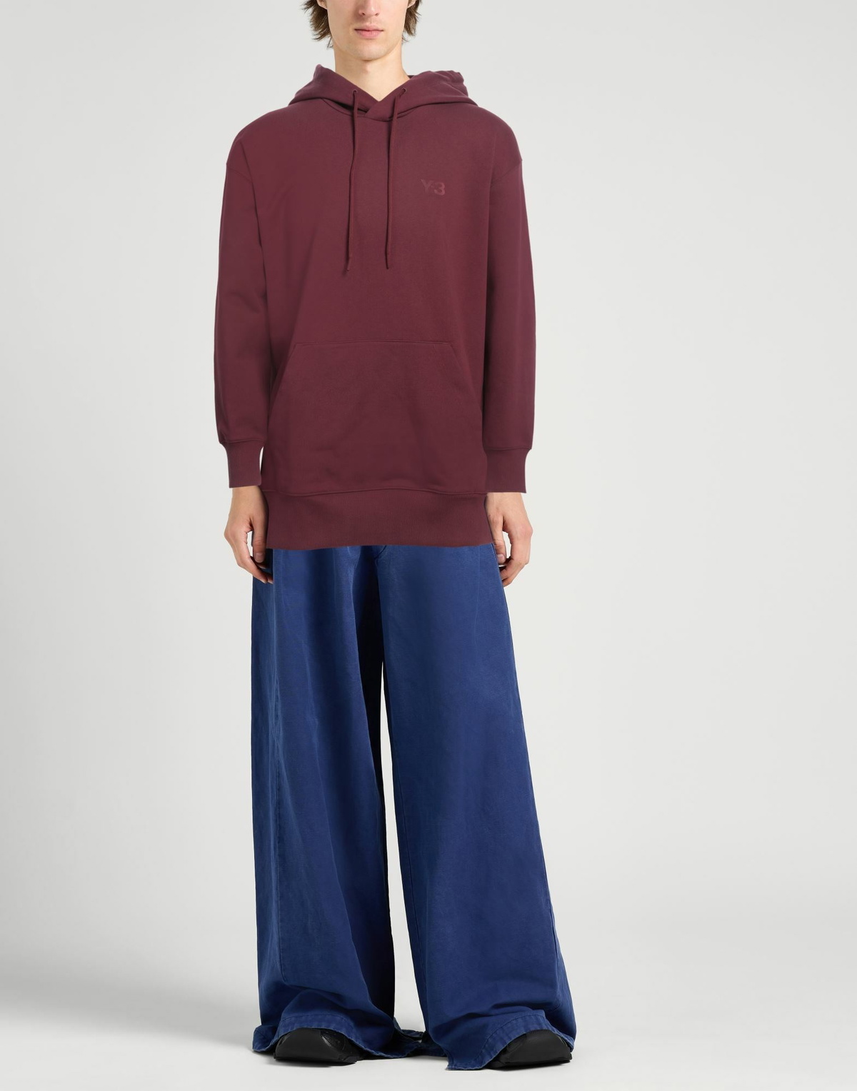 Y-3 Mens Sweatshirt Burgundy