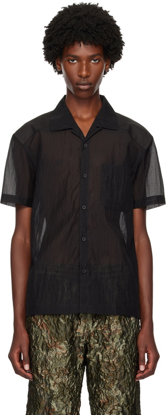 Photo: Olly Shinder Black Sheer Shirt