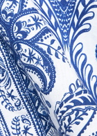 Farm Rio Tropical Printed Linen-blend Pyjama Shirt Navy