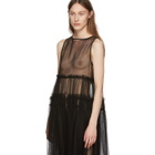 Chika Kisada Black Sleeveless Tulle Dress