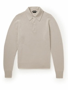 TOM FORD - Cashmere Polo Shirt - Neutrals