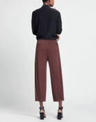 Alessia Santi Womens Pants Burgundy
