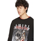 Amiri Black Oversized Motley Crue Dr Feelgood Sweatshirt