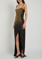 Balmain Embellished Gown Black